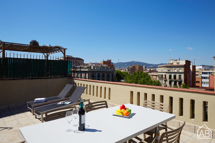 AB Paral·lel Apartment A - Penthouse Naturellement Eclairé avec Terrasse Privée - AB Apartment Barcelona