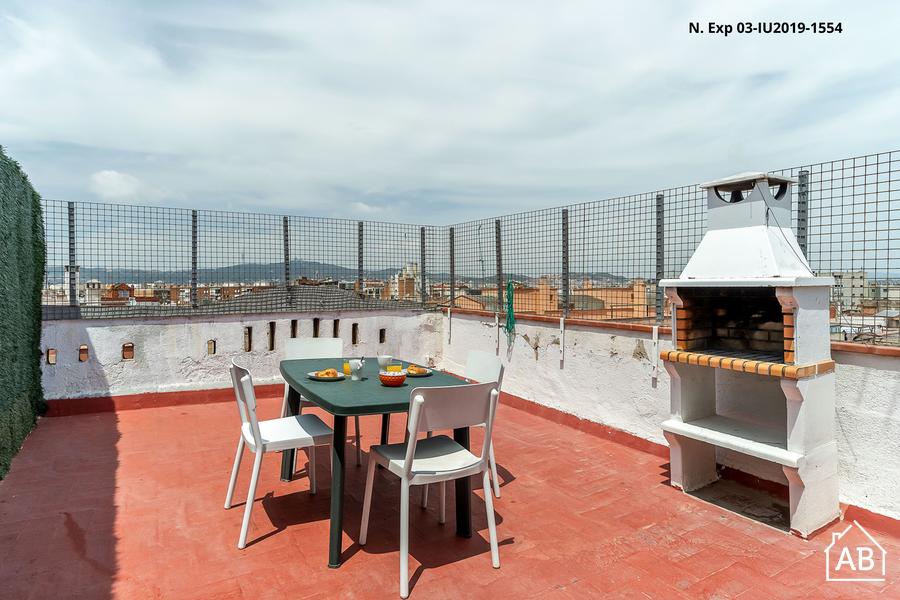 AB Nou de la Rambla Attic ONE - Lovely 3 Bedroom Apartment close to Paral.lel street - AB Apartment Barcelona