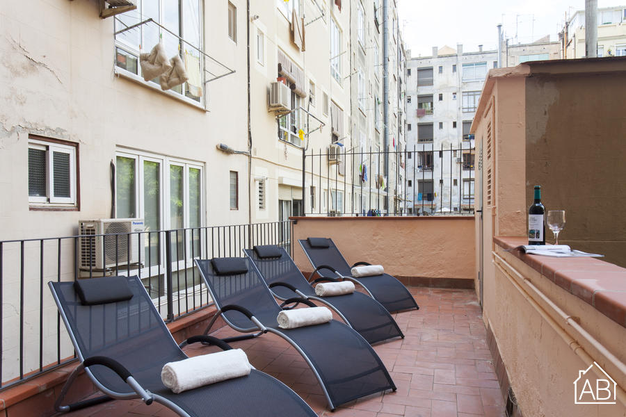 AB Marina Apartment  P-II - Apartment mit 3 Schlafzimmern und privater Terrasse in der Nähe der Sagrada Familia - AB Apartment Barcelona