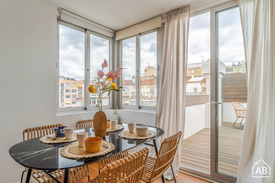 AB  Sant Gervasi Atic - Frisch renoviertes Apartment mit Privatterrasse in Sarrià Sant-Gervasi - AB Apartment Barcelona