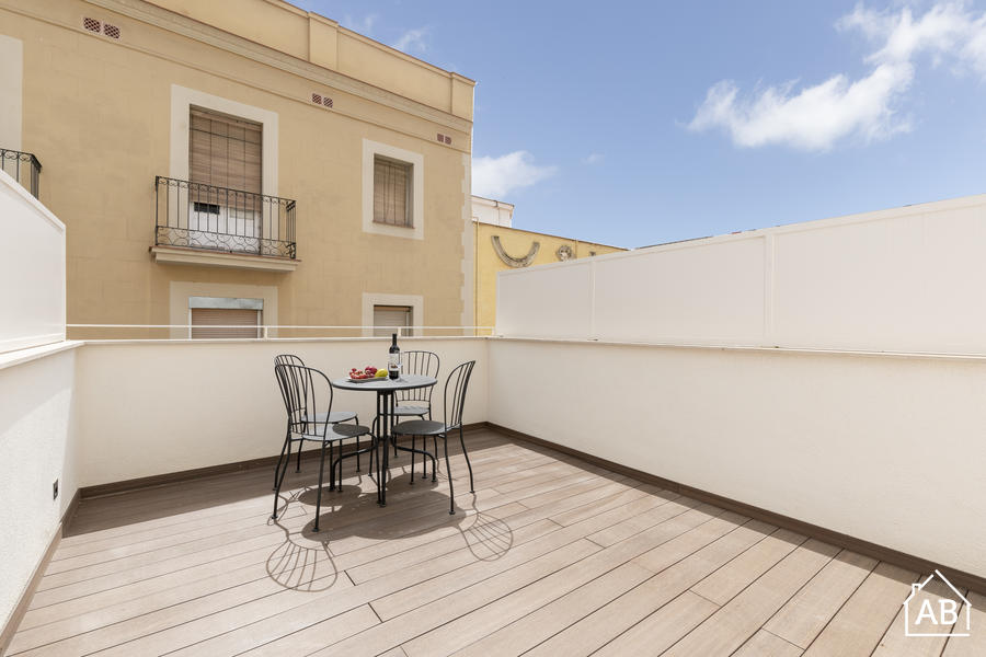 AB Poble Nou Triplex - Appartamento Moderno ed Elegante con 2 Camere da letto e Eerrazza Privata nel quartiere di Poblenou - AB Apartment Barcelona