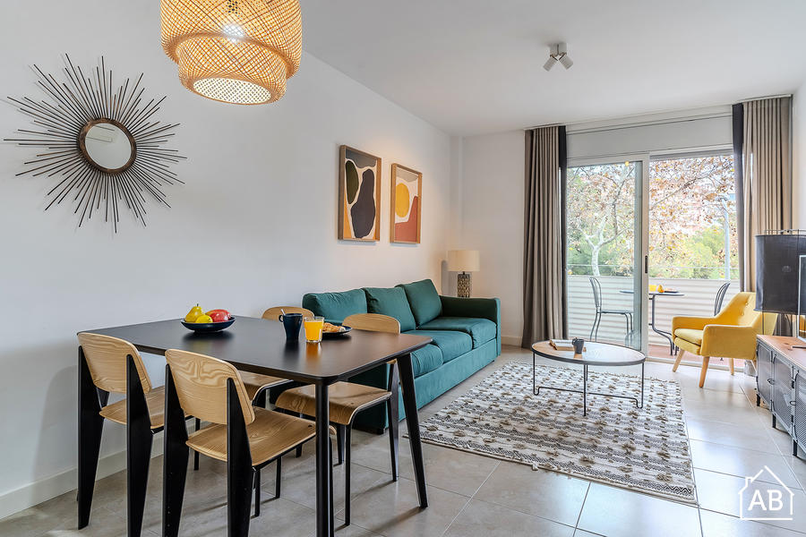 AB Beach Poble Nou - Elegante e accogliente appartamento con due camere da letto e balcone nel quartiere Poblenou - AB Apartment Barcelona