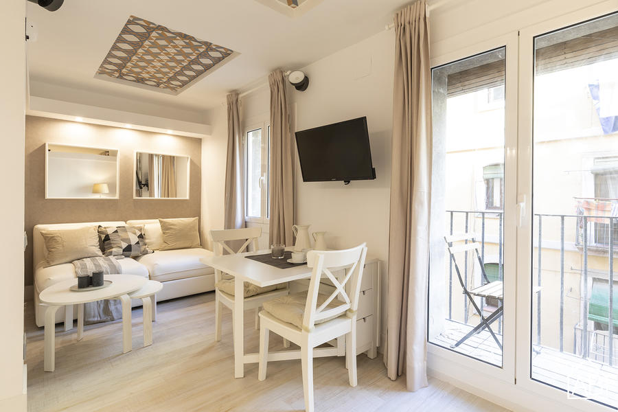 AB Barceloneta Fisherman V -  Elegante Apartamento  De Un Dormitorio Con Balcón A Solo Dos Minutos De La Playa - AB Apartment Barcelona