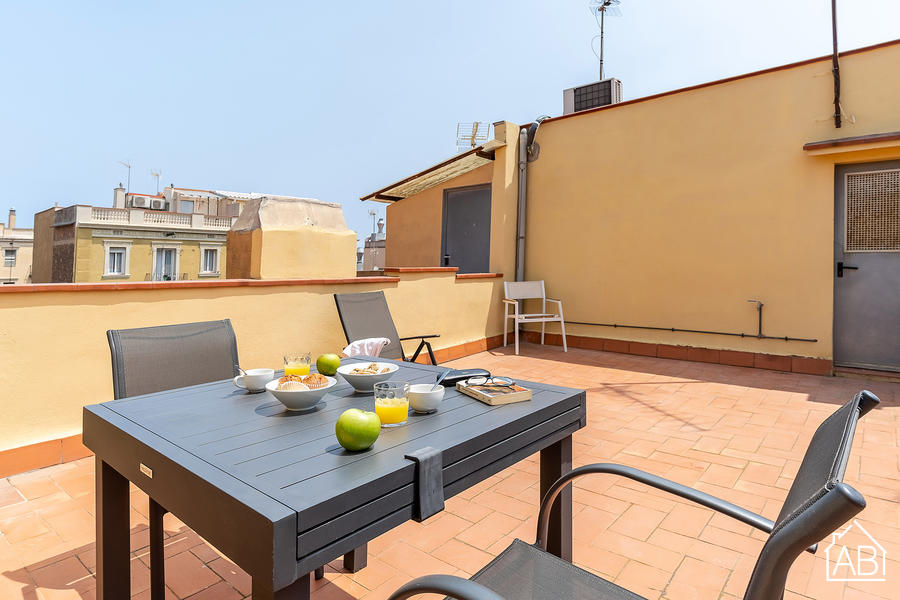 AB Barceloneta Fisherman VII - Modernes 1-Zimmer Apartment mit privater Terrasse in der Nähe von Barceloneta Strand - AB Apartment Barcelona