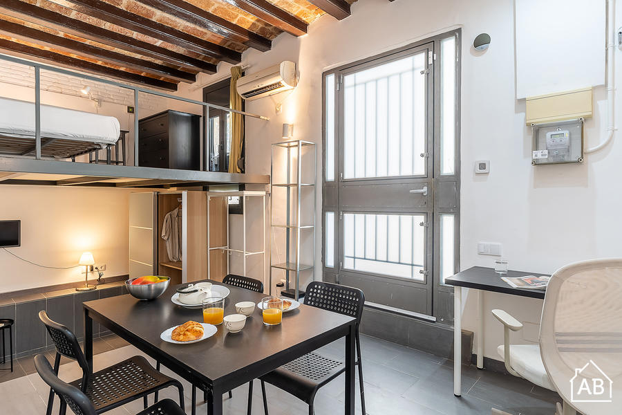 AB Apartment Barcelona - شقة دور علوي في حي Barceloneta - AB Studio loft by the beach