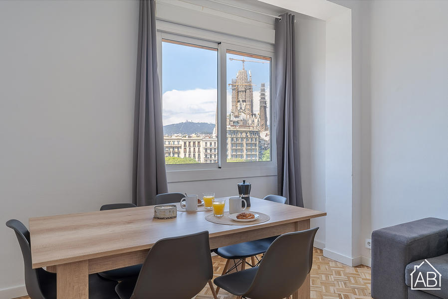 AB Sagrada Familia Views  IV-IV - Helles Apartment mit 3 Schlafzimmern und atemberaubendem Blick auf die Sagrada Familia - AB Apartment Barcelona