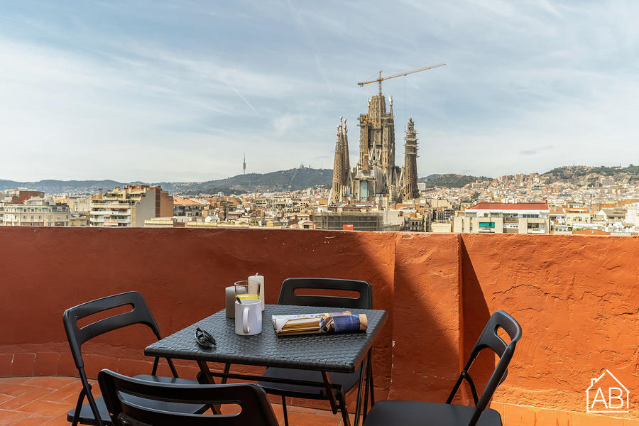 AB Sagrada Familia Views  VIII-II - Appartement de 2 Chambres avec Terrasse Privée et Vue sur la Sagrada Familia - AB Apartment Barcelona