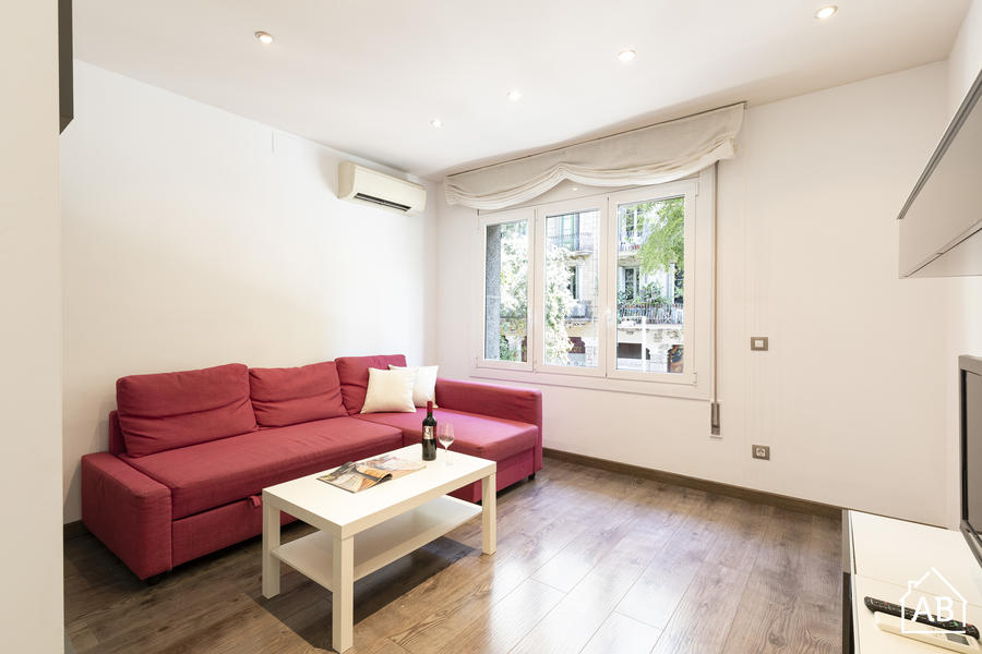 AB  Enric Granados - Moderno Apartamento de 1 Dormitorio en el Centro de la Ciudad - AB Apartment Barcelona