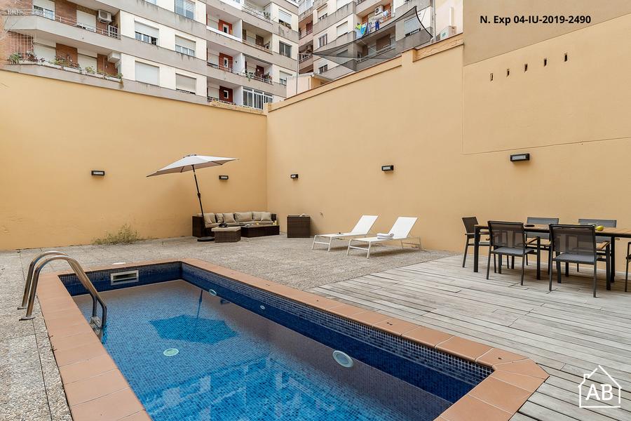 AB Les Corts BII - Appartement Spacieux de 3 Chambres avec Piscine Privée - AB Apartment Barcelona