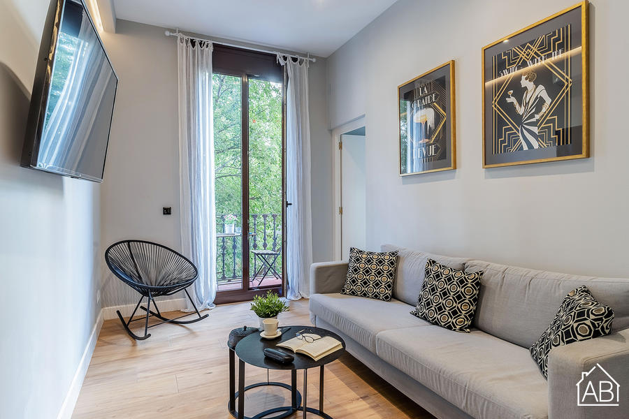 AB Eixample Calabria - Zentrales 2-Schlafzimmer Apartment mit Balkon - AB Apartment Barcelona