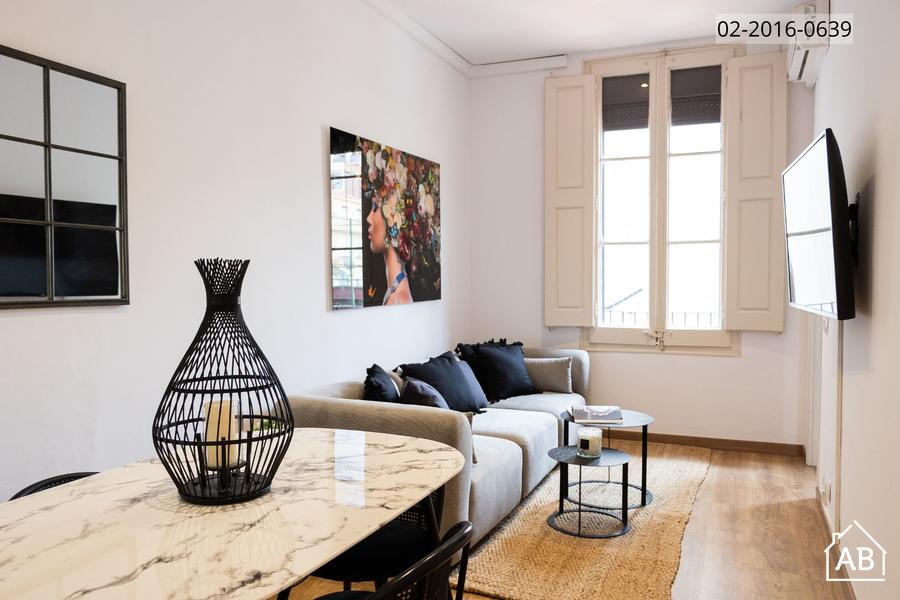 AB Eixample Calabria II-II -  Beautiful 2-Bedroom Apartment with Balcony in Sant Antoni - AB Apartment Barcelona