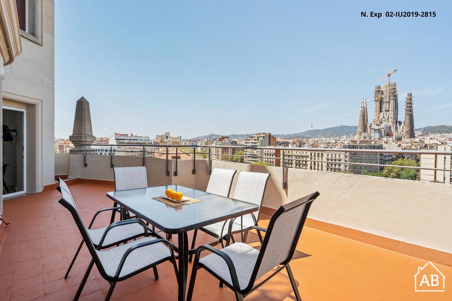 AB Sagrada Familia Views  VII-II - 3-Schlafzimmer Apartment mit privater Terrasse mit Aussicht auf La Sagrada Familia - AB Apartment Barcelona