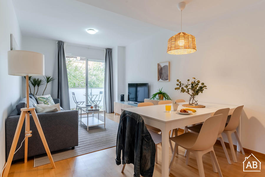 AB Sant Adria de Besos - Apartamento de 3 Habitaciones con Balcón cerca de Barcelona - AB Apartment Barcelona