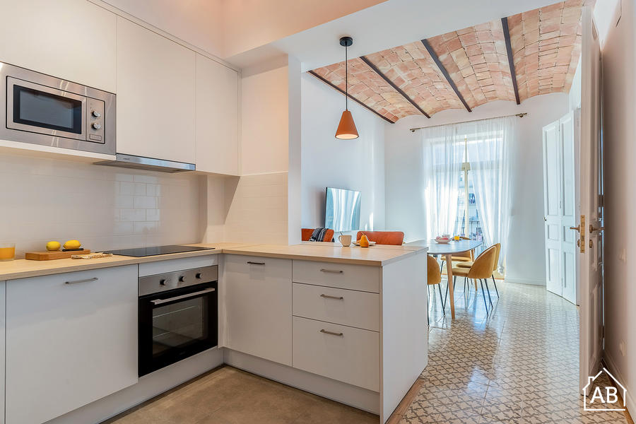 AB Eixample Rocafort - Espacioso Apartamento de 4 Habitaciones con Balcón en el Eixample  - AB Apartment Barcelona