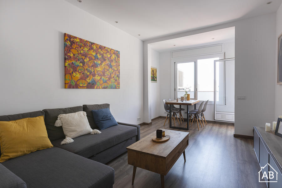 AB Joanic - Grácia Nova - Bonito Apartamento de 2 Dormitorios con Terraza Privada en Gràcia - AB Apartment Barcelona
