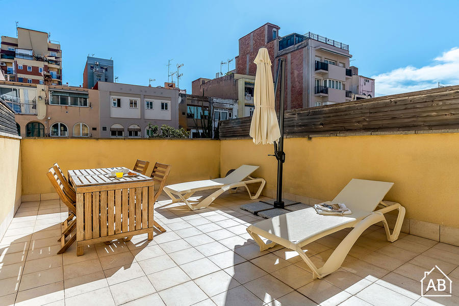 AB Pallars - Elegante Apartamento de 2 Habitaciones en Poblenou con Terraza Privada - AB Apartment Barcelona