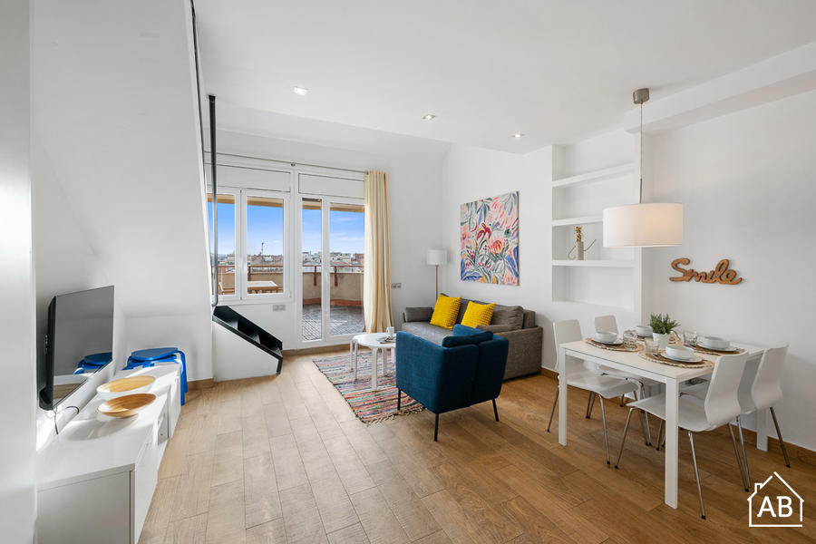 AB Atic Monumental - Appartement lumineux d´une chambre avec terrasse privée dans l´Eixample - AB Apartment Barcelona