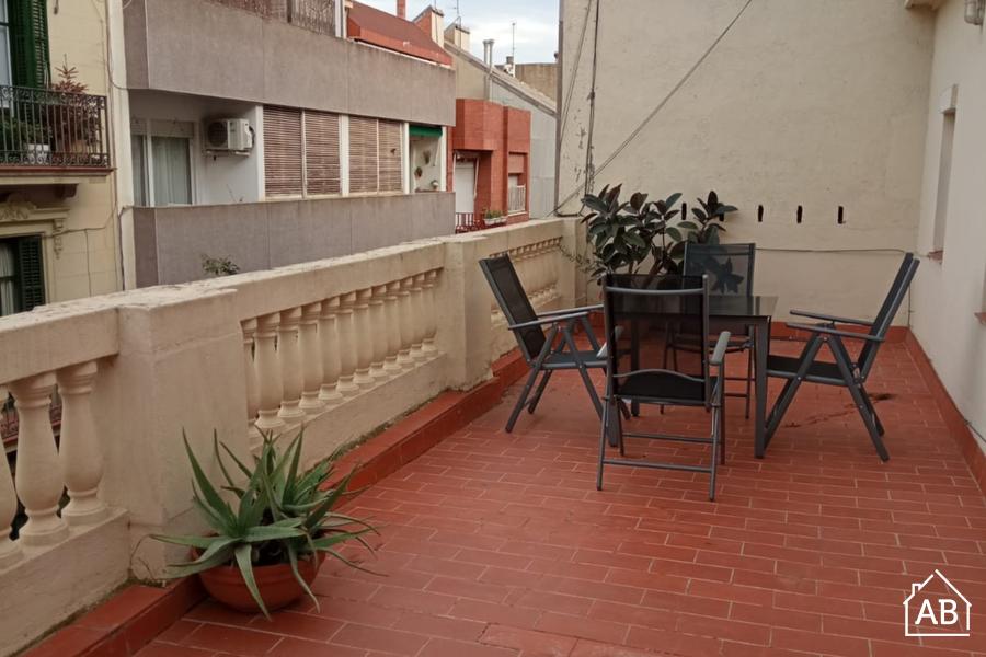 AB Pujol III - Bright 2-Bedroom Apartment with Large Private Terrace in Sarrià–Sant Gervasi - AB Apartment Barcelona