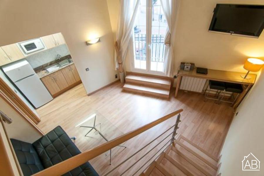 AB Gracia 11 Apartment - Grazioso Appartamento stile Loft con Balcone a Gràcia - AB Apartment Barcelona