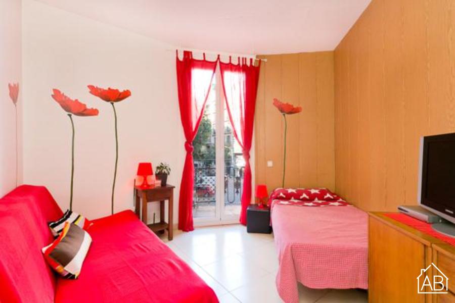 AB Valencia - Park Joan Miró - Eixample区两间卧室，色彩鲜艳的宜人公寓 - AB Apartment Barcelona