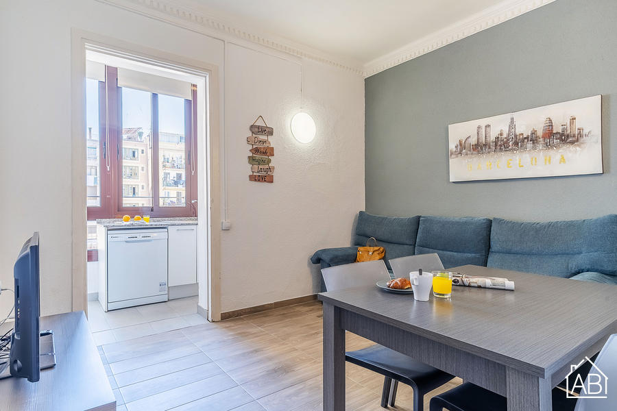 AB Marina Apartment - Nice 3-Bedroom Apartment with a Communal Terrace near the Sagrada Família - AB Apartment Barcelona