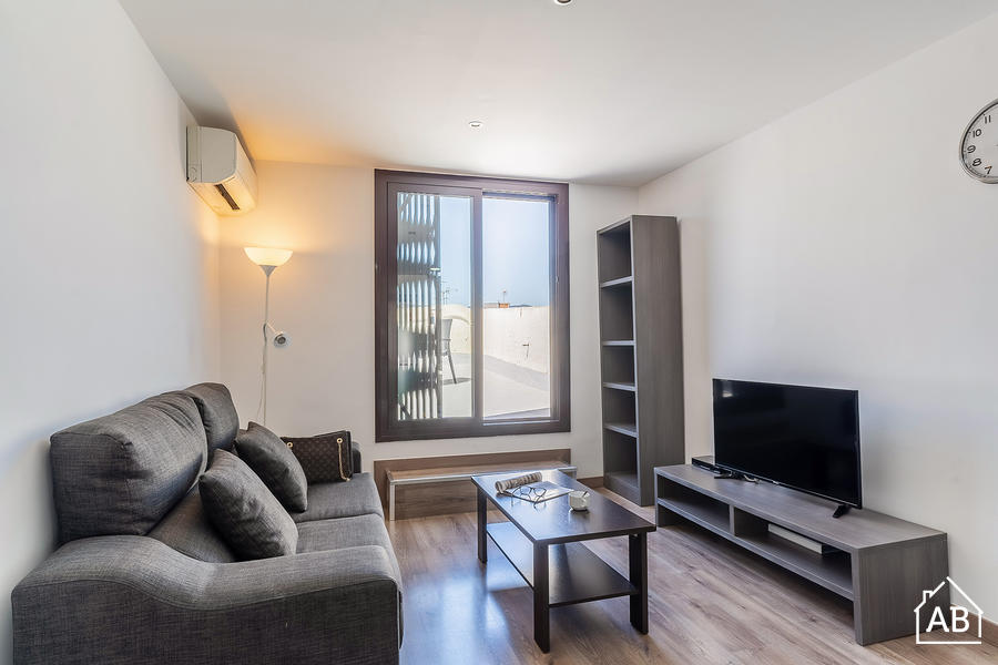 AB Margarit Attic I - Trendy 2-bedroom Apartment with a Balcony in Poble Sec - AB Apartment Barcelona