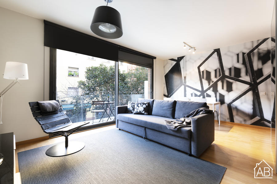 AB Park Güell Apartment - شقة حديثة من غرفة نوم واحدة بالقرب من بارك جويل مع شرفةAB Apartment Barcelona - 