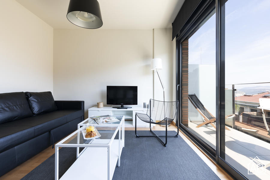 AB Park Güell Apartment - شقة حديثة من 3 غرف نوم بشرفة بجوار بارك غويلAB Apartment Barcelona - 
