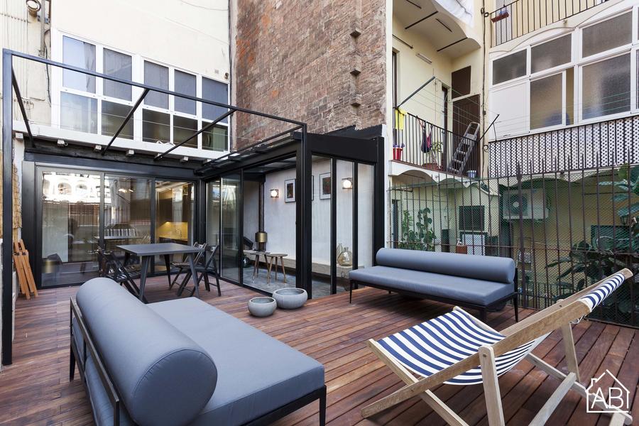AB Sant Antoni Comte Borrell - Modern appartement voor 6 personen met een groot buiten terras.  - AB Apartment Barcelona