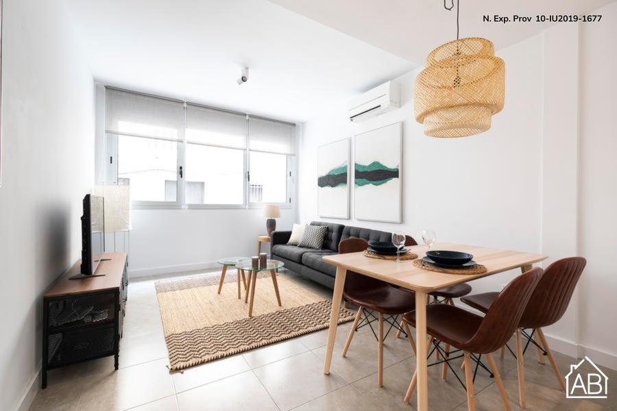 AB Poble Nou Triplex - Apartamento Moderno y Elegante de Dos Dormitorios con Terraza Privada en el Barrio de Poblenou - AB Apartment Barcelona