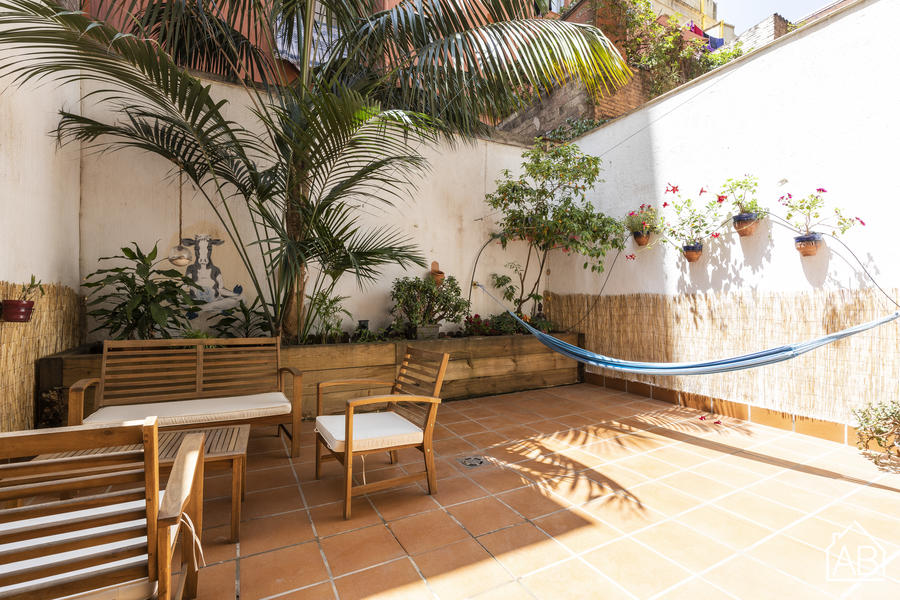 AB GRACIA TERRACE - 位于格拉西亚中心区的带私人阳台的单卧室公寓 - AB Apartment Barcelona