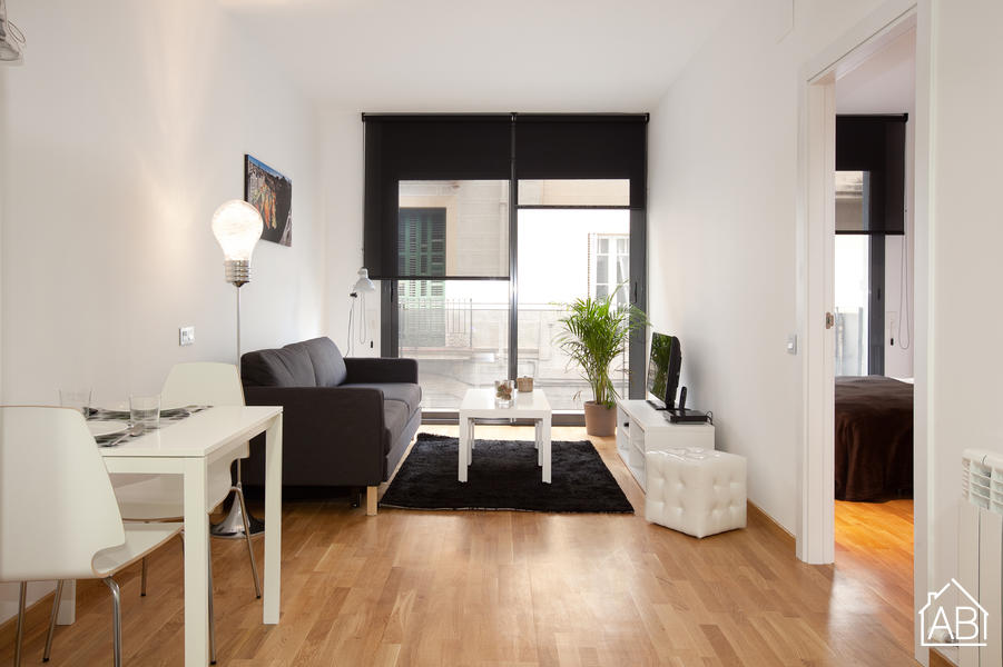 AB Gracia with Balcony - Modern and Bright one-bedroom apartment with Balcony in Gràcia - AB Apartment Barcelona