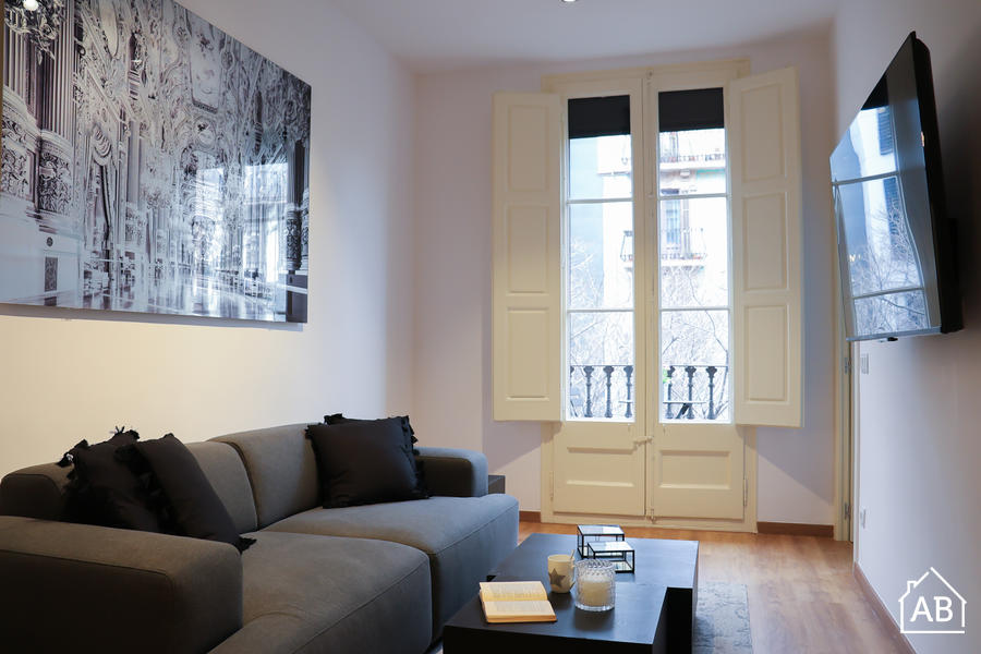 AB Eixample Calabria - Accogliente appartamento con 2 camere da letto e balcone a Eixample - AB Apartment Barcelona
