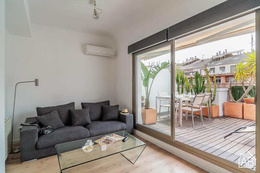 AB Duplex Sant Andreu - 2-Bedroom Apartment with 18 m2 Private Terrace in Sant Andreu - AB Apartment Barcelona