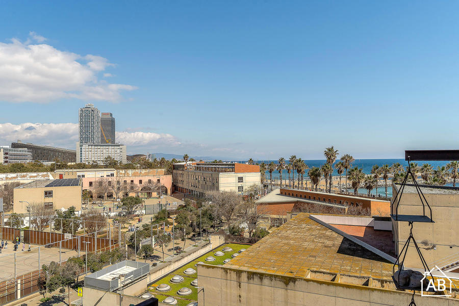 Barceloneta Beach Sea View - Stunning 2-Bedroom Apartment with Sea Views in Barceloneta - AB Apartment Barcelona