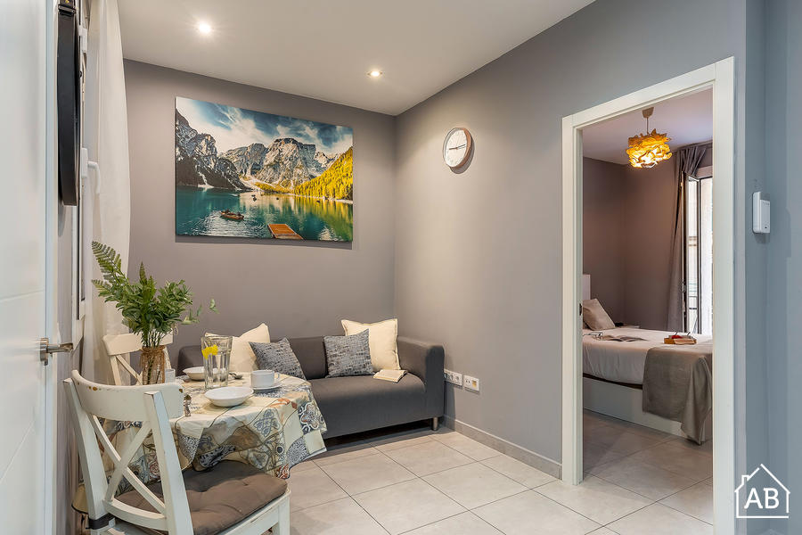 AB Paseo del Borne - P - Encantador Apartamento de 1 Dormitorio con Terraza Comunitaria en la Azotea en El Born - AB Apartment Barcelona