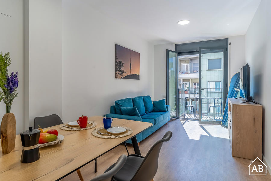 AB Mallorca - Viladomat - Luminoso Apartamento de 2 Habitaciones y Balcón en el Eixample, Cerca de la Estación de Sants - AB Apartment Barcelona