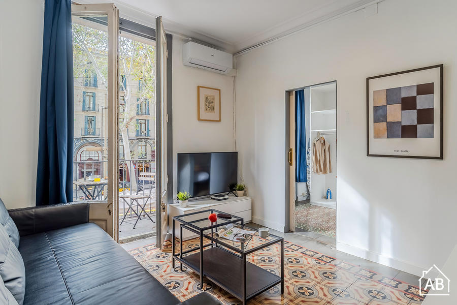 AB 50 Las Ramblas - شقة من 3 غرف نوم مع شرفة في Las RamblasAB Apartment Barcelona - 